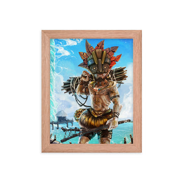 Water Realm Skilled Worker Level One Framed Art (8x10)